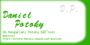 daniel potoky business card